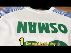 Uniformes azules originales de secado rápido del club del fútbol del desgaste del fútbol de los hombres del fútbol del jersey del club de encargo del entrenamiento